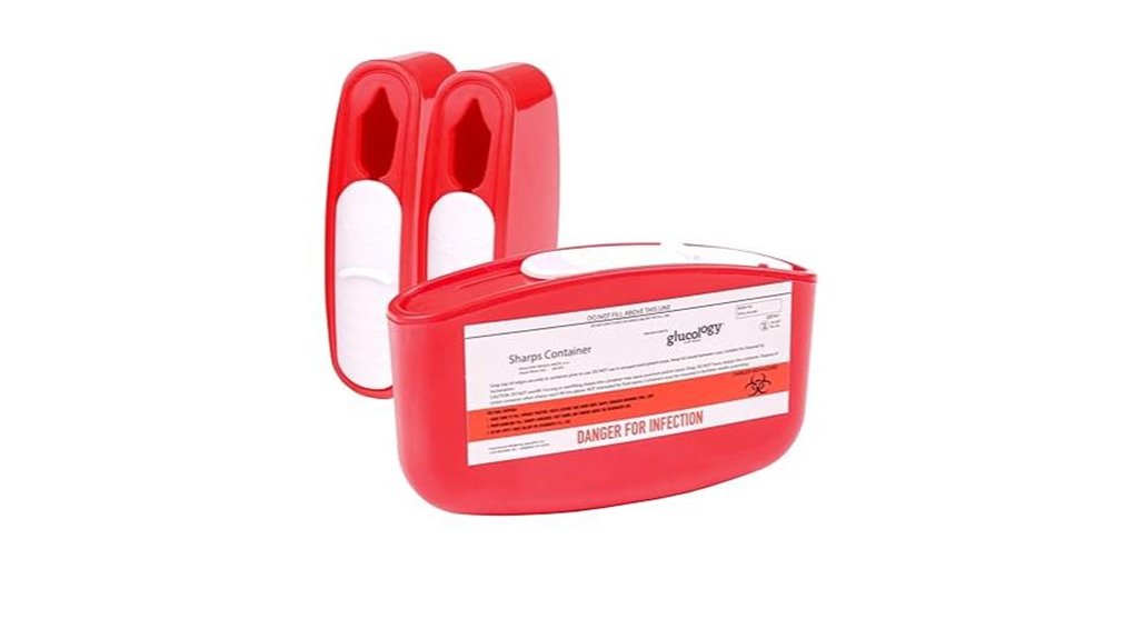 compact 3 pack sharps containers