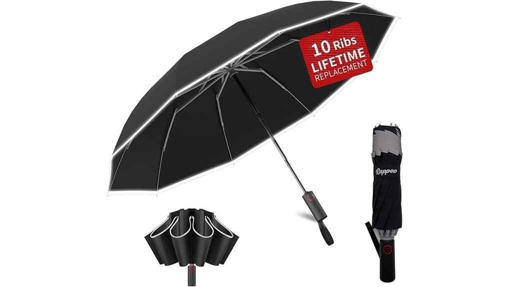 compact 4 in 1 windproof umbrella