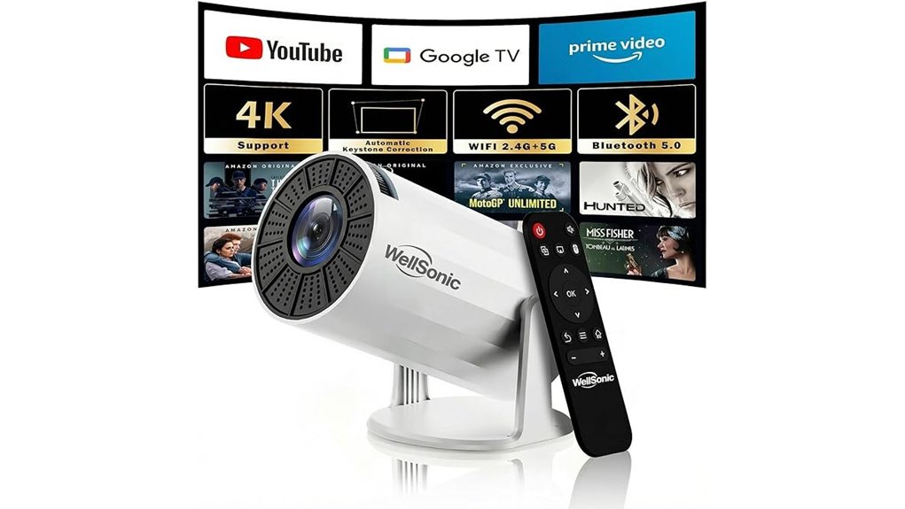 compact 4k wifi projector
