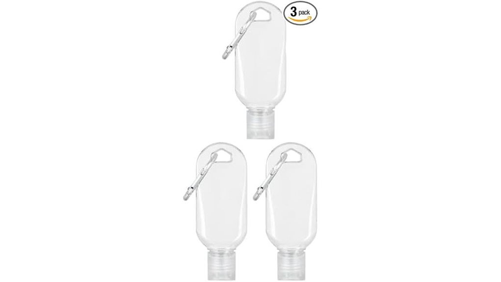 compact 50ml 3 pack keychain