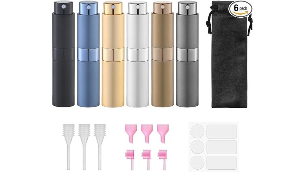 compact 8ml 6pack perfume