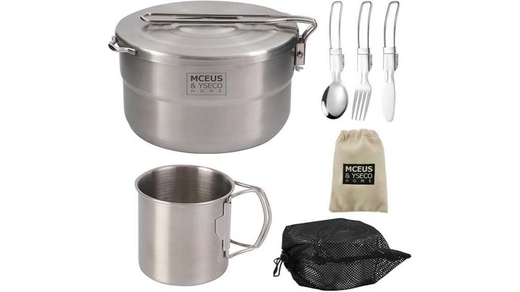 compact camping mess kit