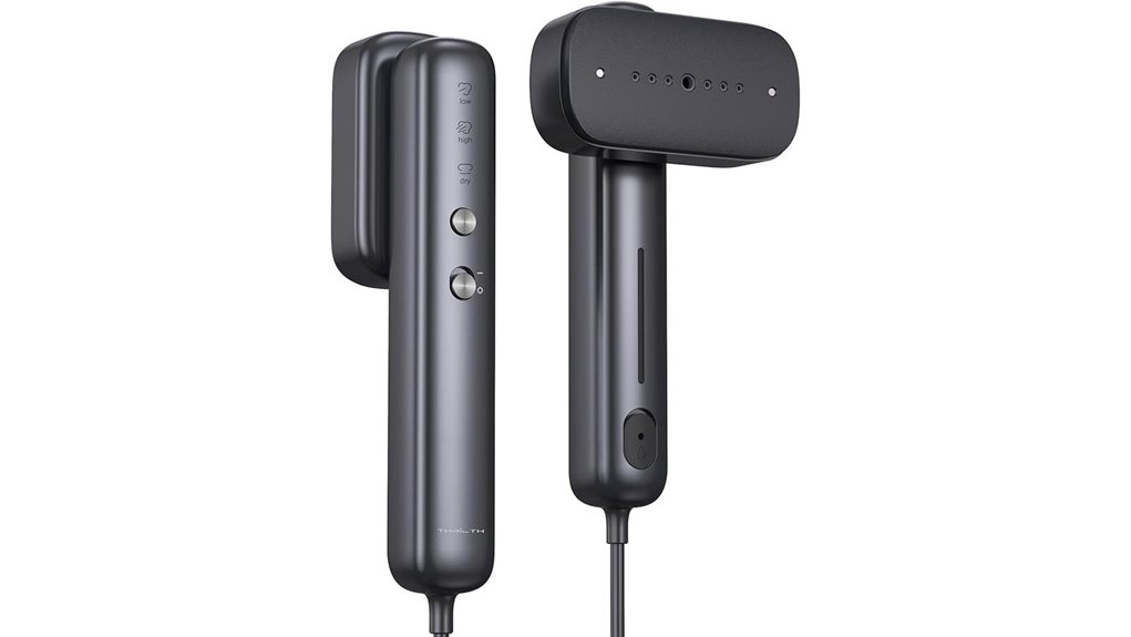 compact handheld 2 in 1 steamer