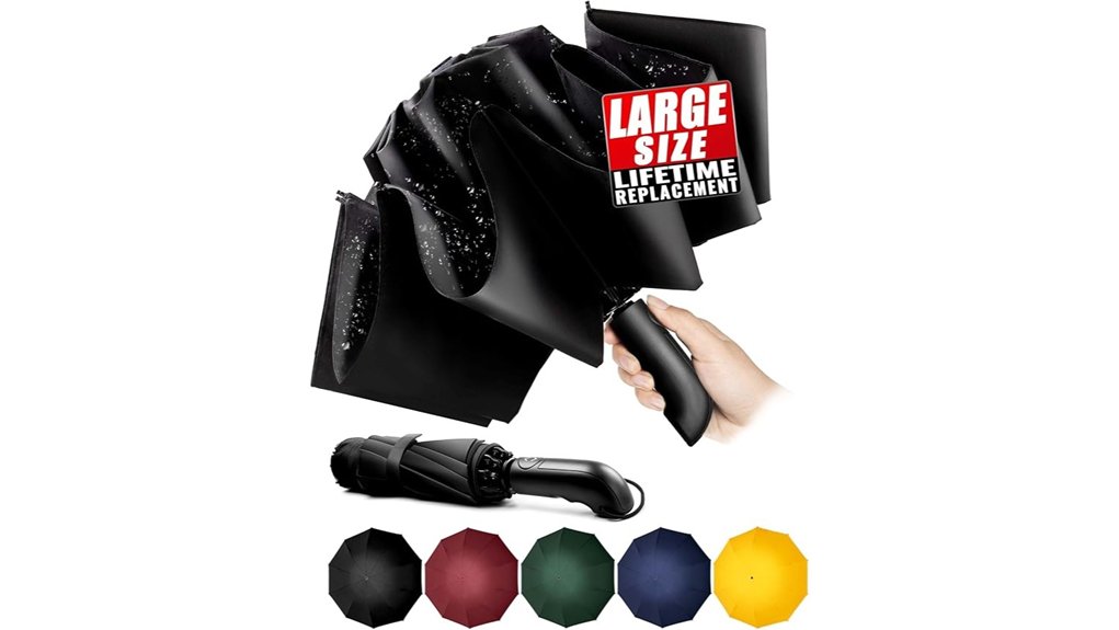 compact inverted windproof umbrella