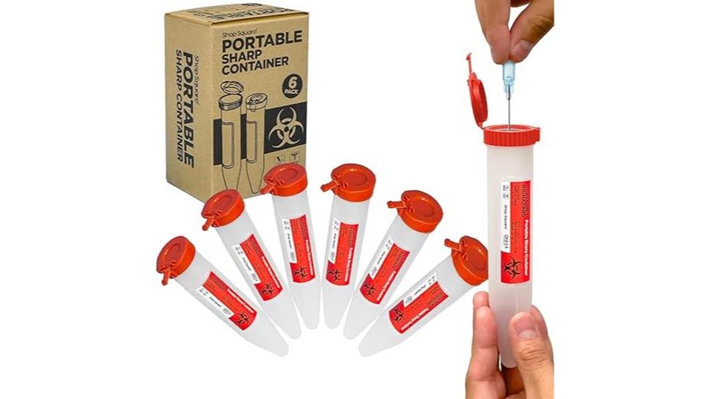compact locked sharps kit