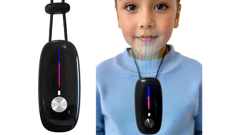 compact neck wear air purifier
