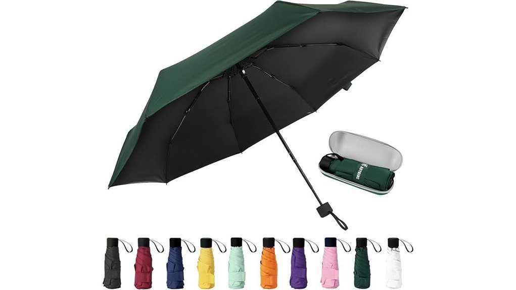 compact travel umbrella case