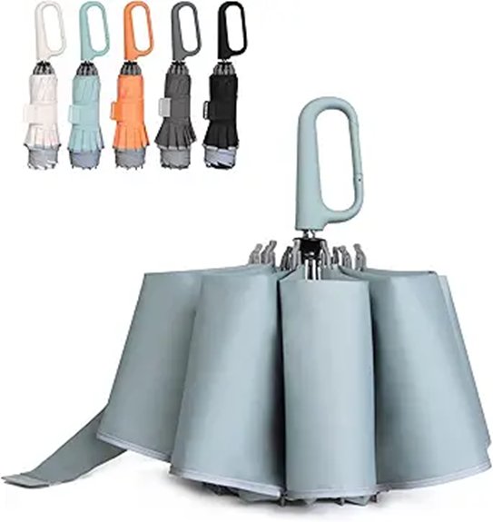 compact windproof 10 rib umbrella