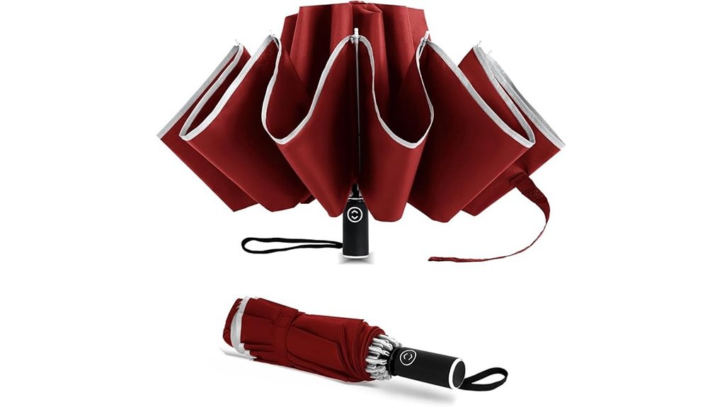 compact windproof travel umbrella