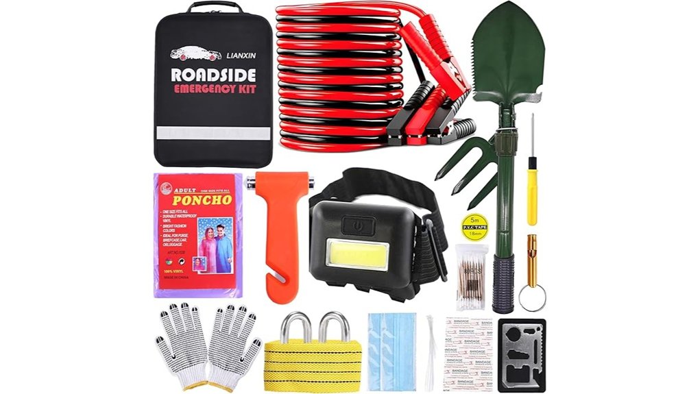 comprehensive roadside emergency kit