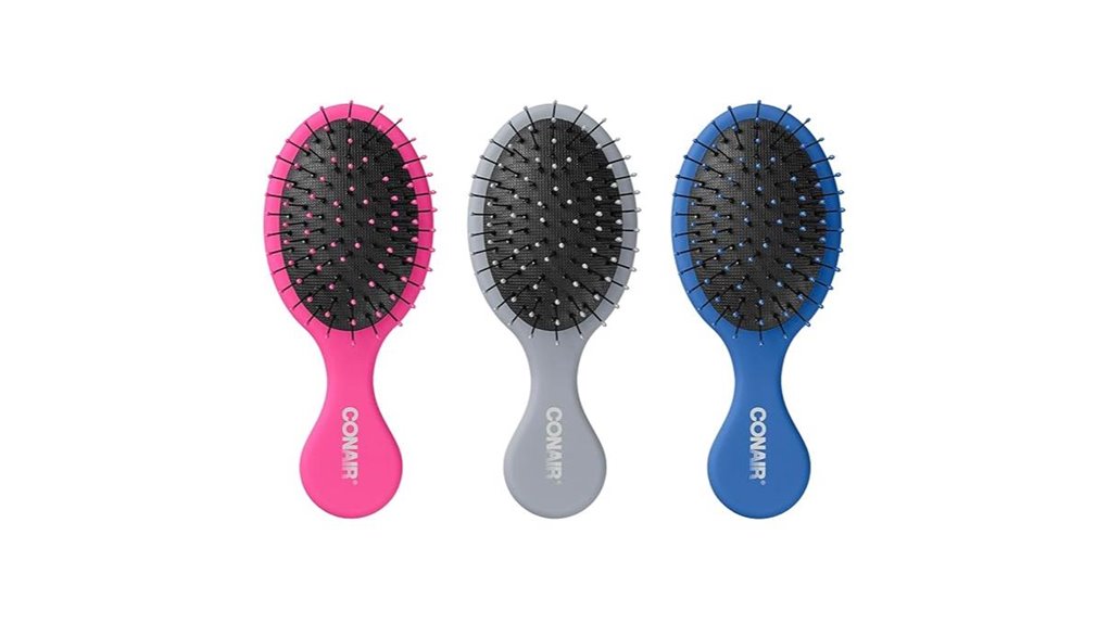 conair mini detangling brushes