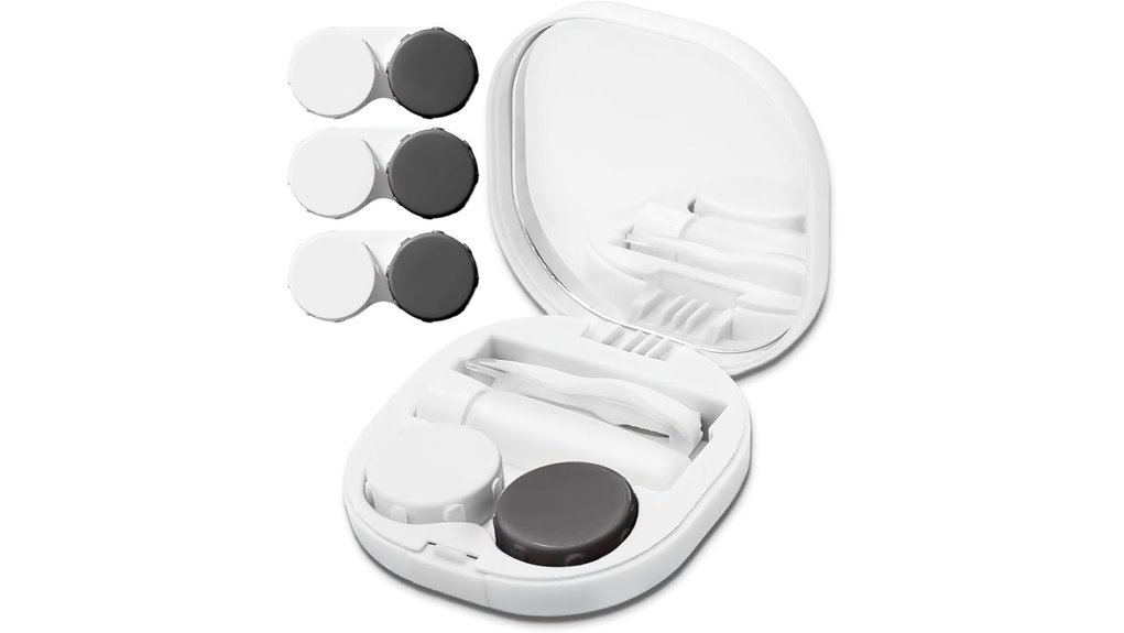 contact lens case applicator soak