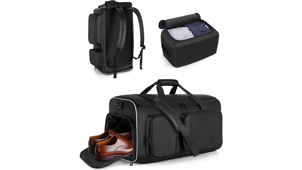 convertible 50l garment backpack