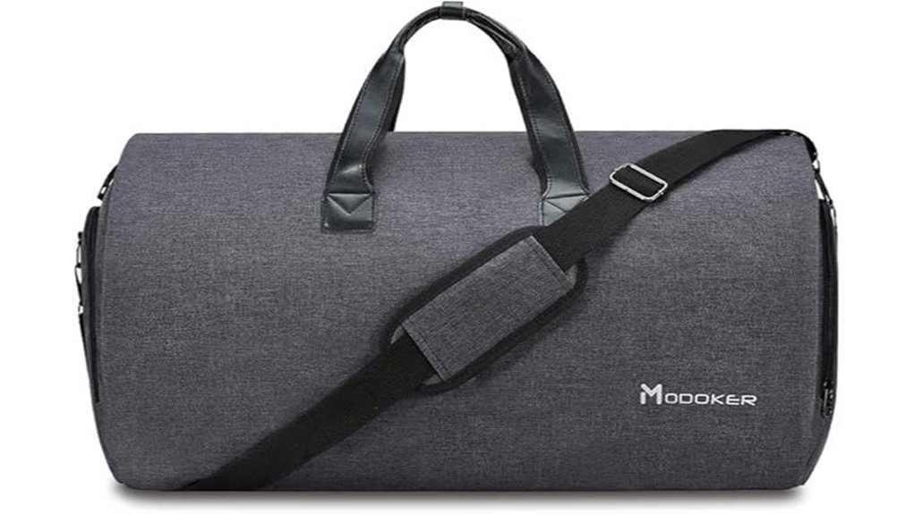 convertible garment duffel suitcase