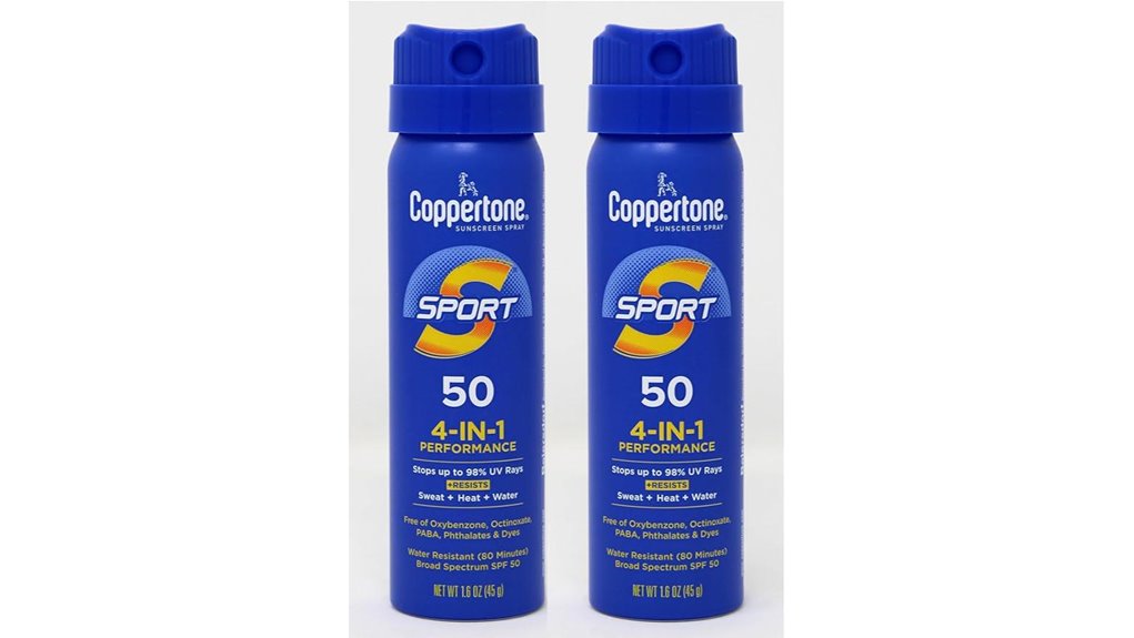 coppertone sunscreen spf50 travel
