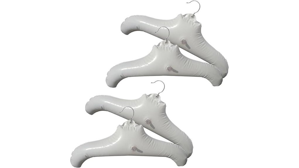 coralpearl white travel hangers