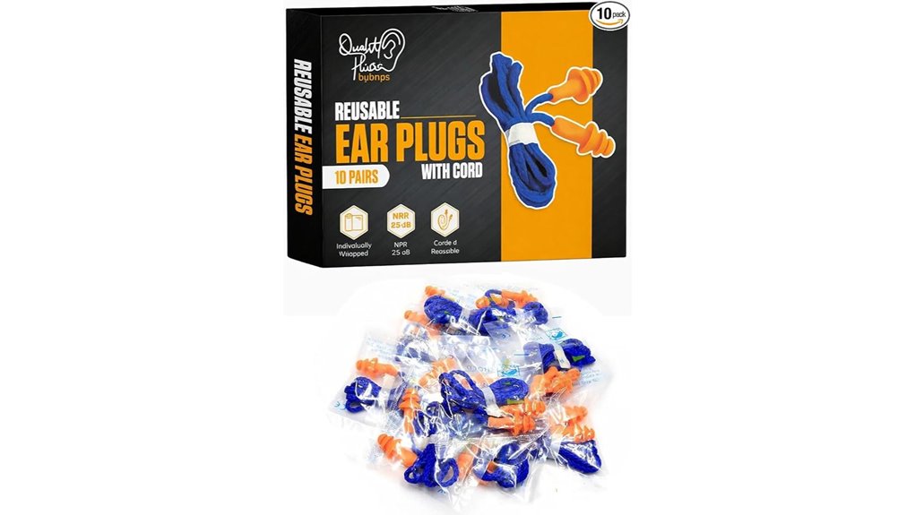 corded earplugs for shooting
