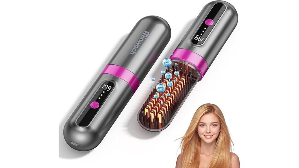 cordless 300m straightener brush