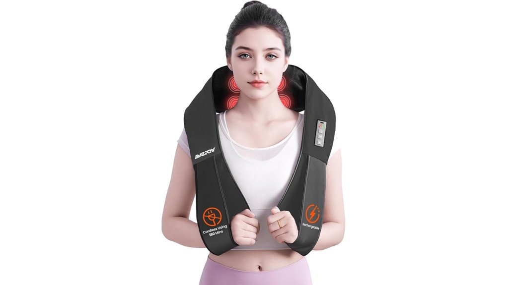 cordless neck back shiatsu
