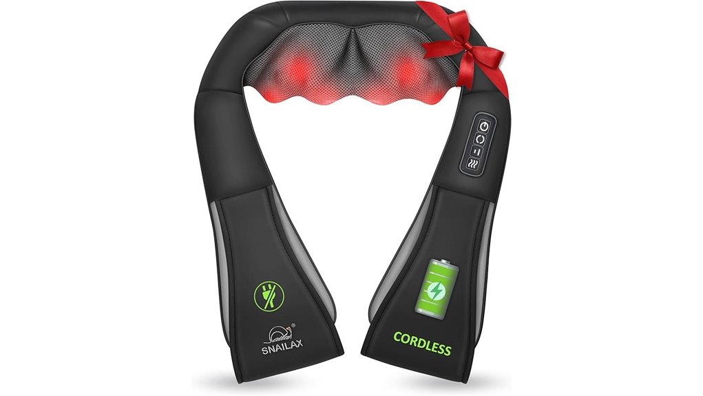 cordless shiatsu neck heated
