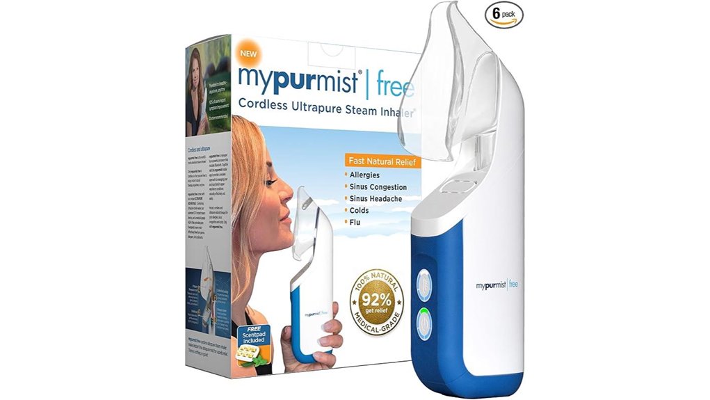 cordless steam sinus inhaler