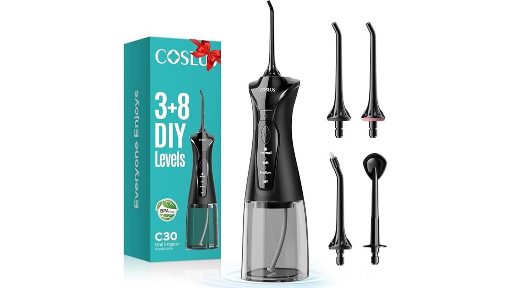 coslus 4 mode cordless flosser