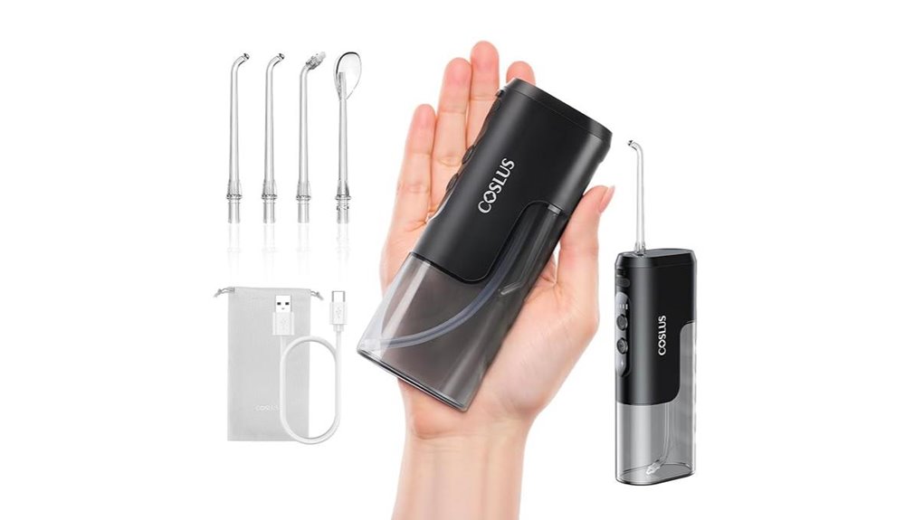coslus mini travel flosser