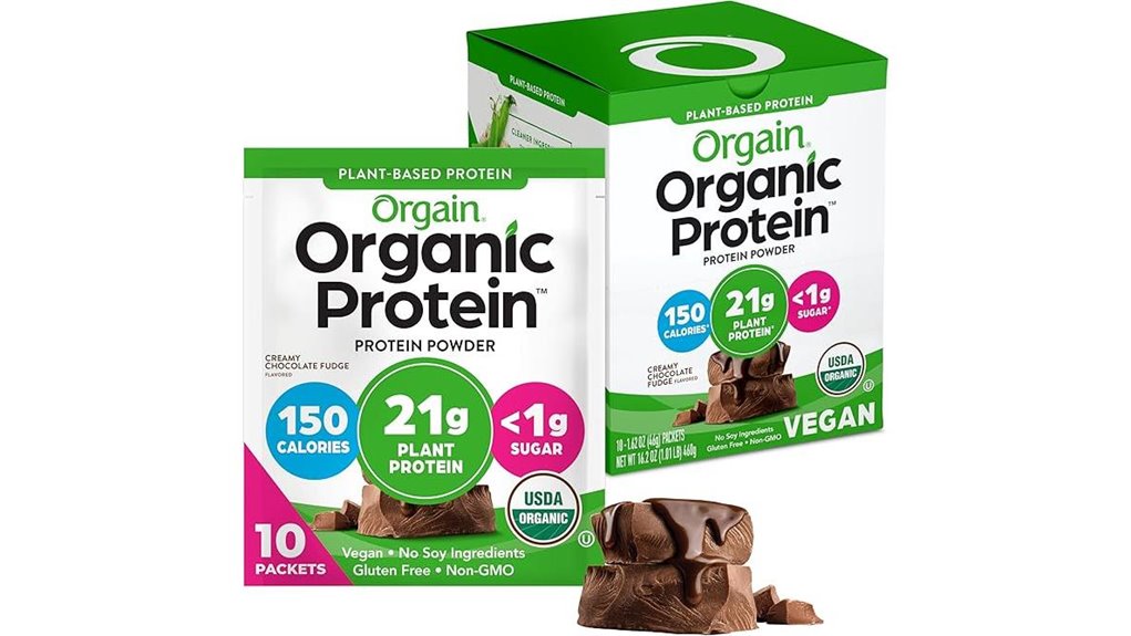 creamy chocolate vegan protein