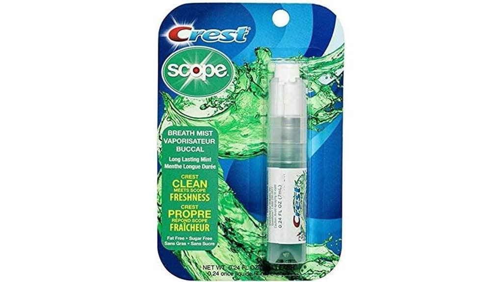 crest breath mist 0 24oz