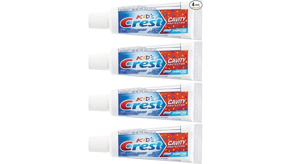 crest kids travel toothpaste