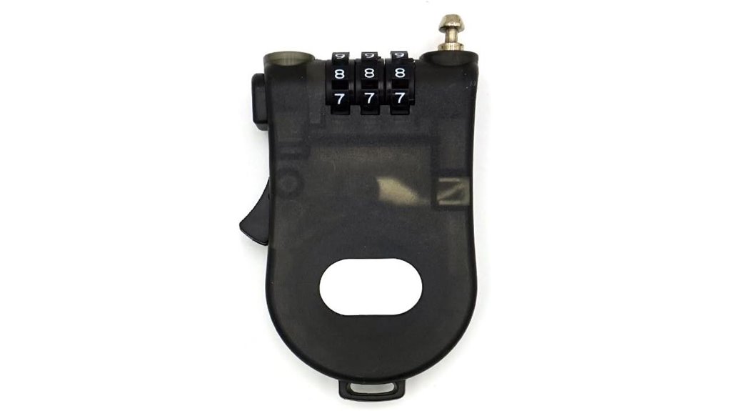 crysto 3 foot retractable lock