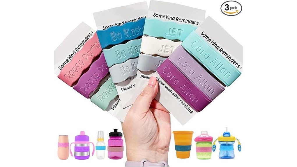 custom silicone bottle labels