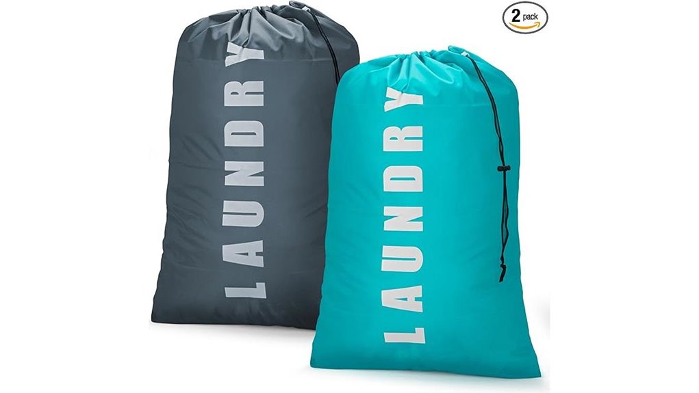cyan gray travel laundry