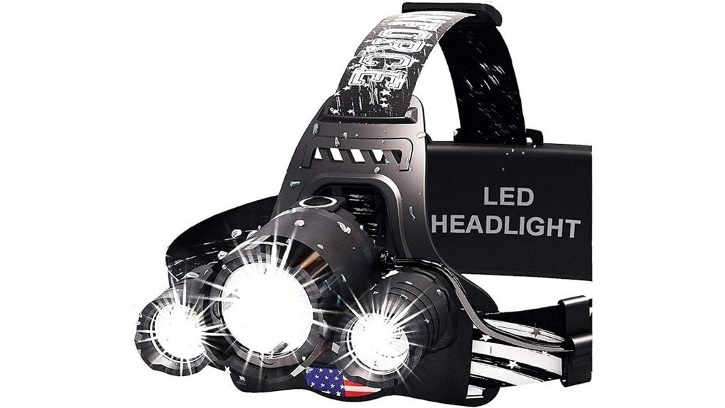 danforce usb 1080lumen headlamp