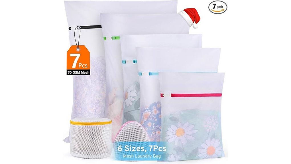 delicate 7 pack mesh bags