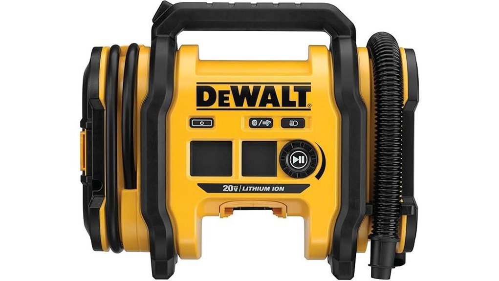 dewalt 20v led inflator