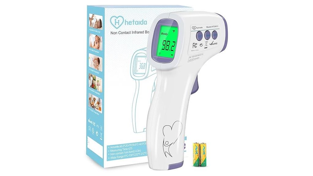 digital no touch infrared thermometer