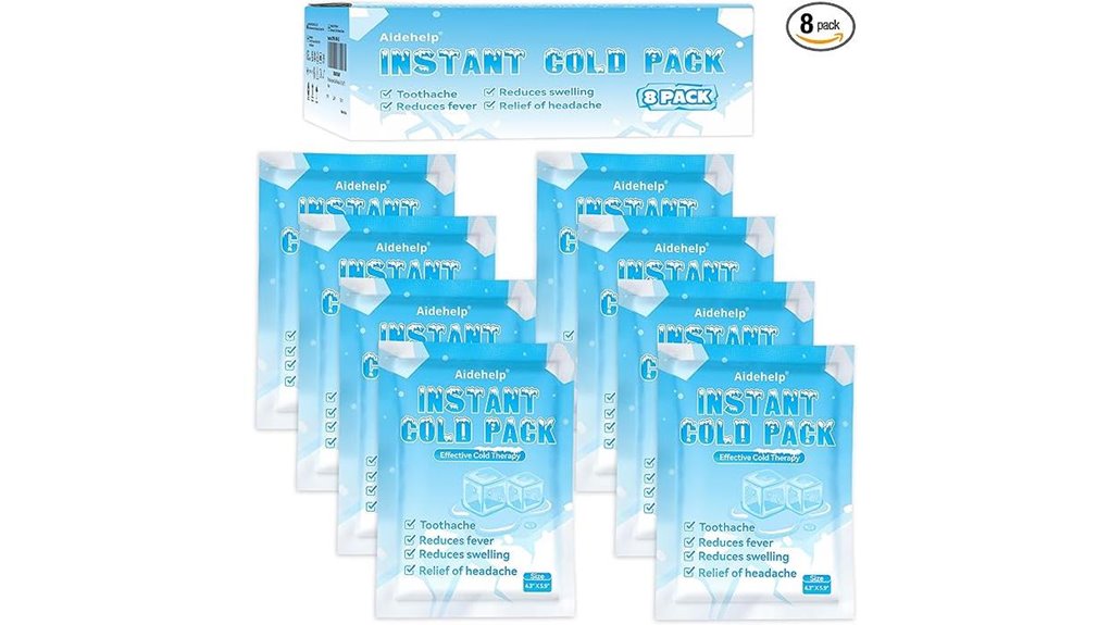 disposable 8 pack cold packs
