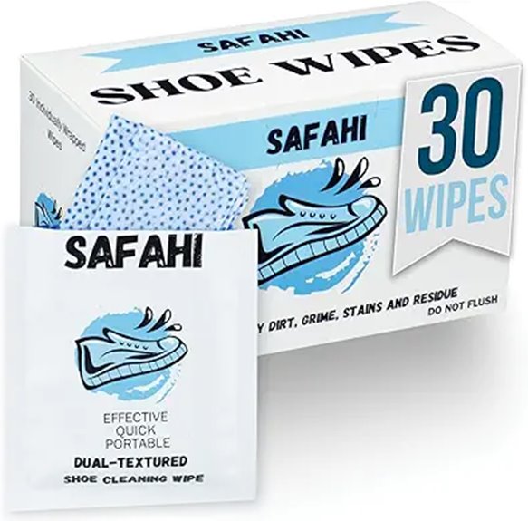 disposable dual textured 30 pack wipes