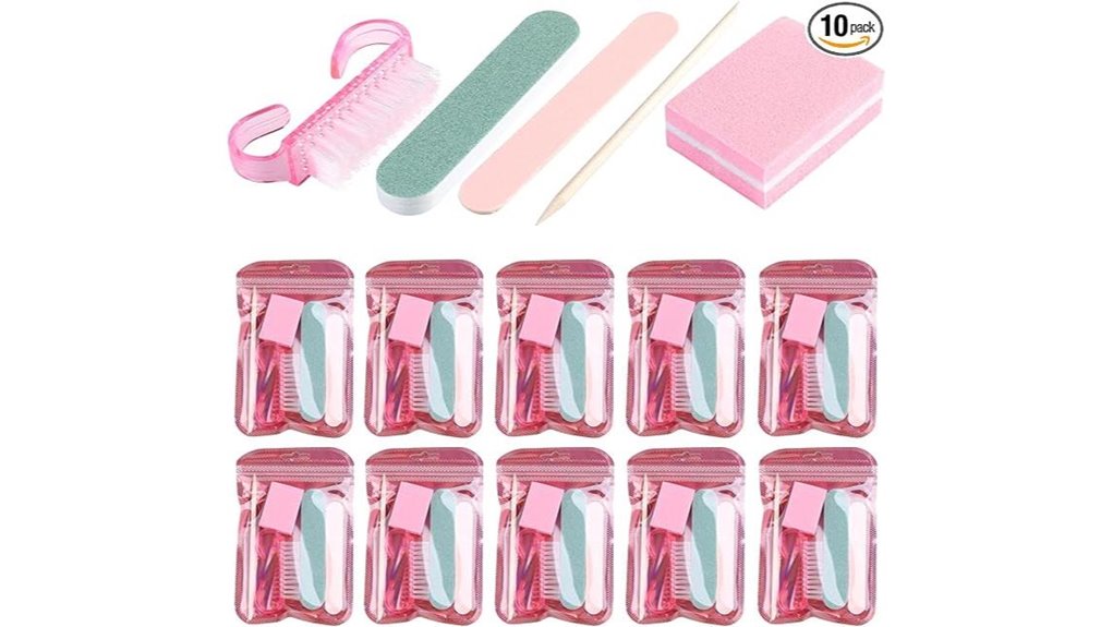 disposable five piece nail kit