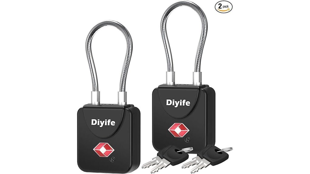 diyife tsa 2 pack locks
