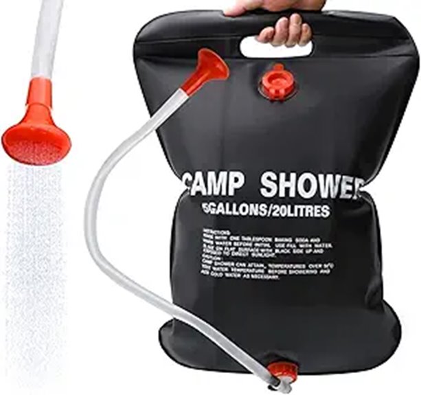 dkovn solar shower 20l