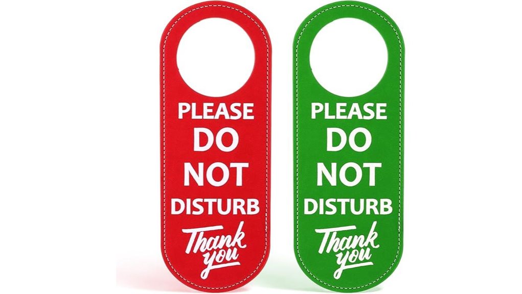 do not disturb leather