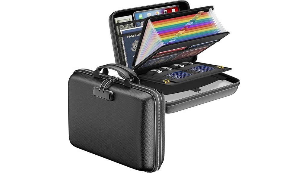 docsafe fireproof locked organizer