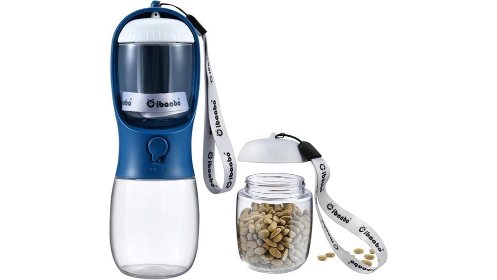 dog water food travel