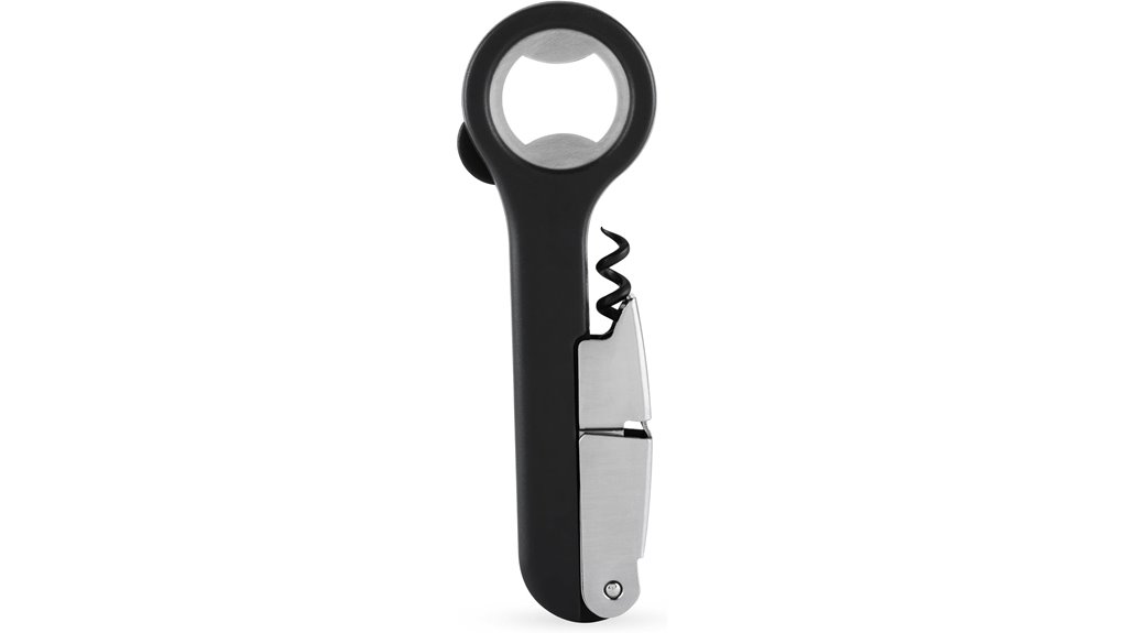 double hinged corkscrew foil cutter