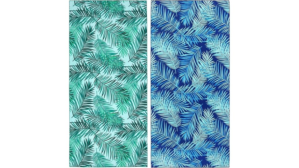 double microfiber beach towels