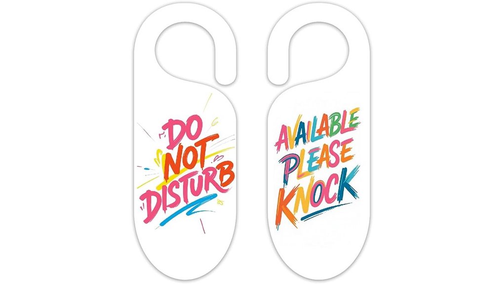 double sided pvc door sign