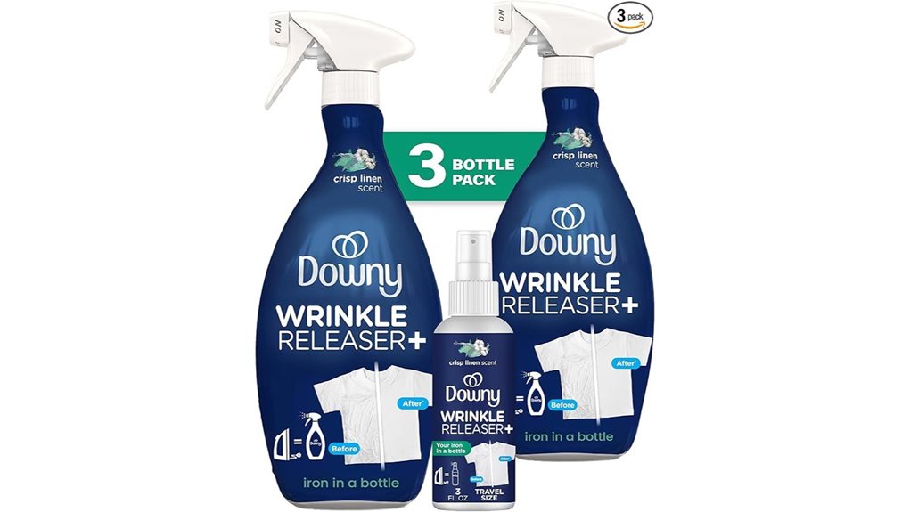 downy wrinkle relief fabric spray