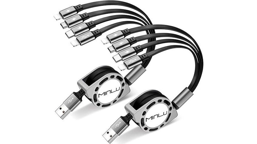 dual 4ft usb cables